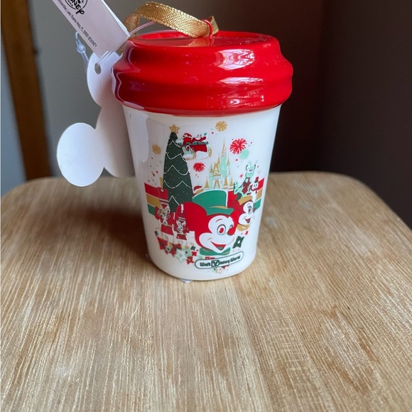 STARBUCKS DISNEY WORLD THEME PARK MICKEY MOUSE CERAMIC TUMBLER ORNAMENT - Picture 1 of 7